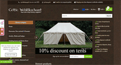 Desktop Screenshot of celticwebmerchant.com